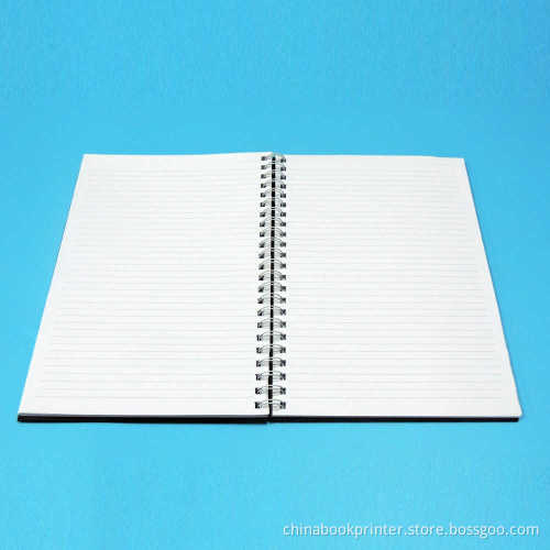 super quality art paper China factory spiral coil art book printing